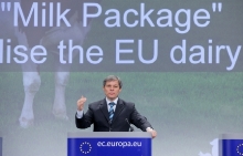 Dacian Cioloș, Commissioner for Agriculture and Rural Development presenting a set of measures aiming to rebalance the bargaining power of the dairy producers within the food chain