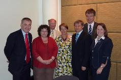 The people in the picture are: (from left to right)  Scottish Minister of Agriculture, Richard Lochhead;  Welsh Minister of Agriculture, Elin Jones;   Minister for Farming, Jim Paice   Secretary of State for Environment (DEFRA), Caroline Spelman;  Commissioner Dacian Cioloş   Secretary of State for Scotland Michael Moore   Northern Irish Minister of Agriculture  Michelle Gildernew  