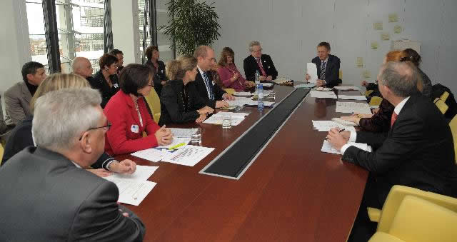 Meeting with the with a delegation of the ENCORE network (Environmental Conference of the Regions in Europe), Brussels