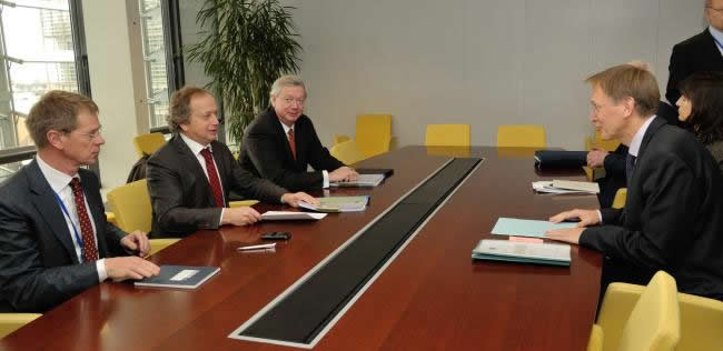 Meeting with Henk Bleker, Dutch Minister for Agriculture and Foreign Trade