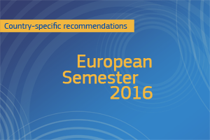 Spring 2016 European Semester package: Commission issues country-specific recommendations
