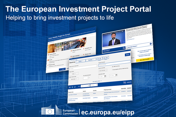 Submission of projects for the European Investment Project Portal (EIPP) is now open