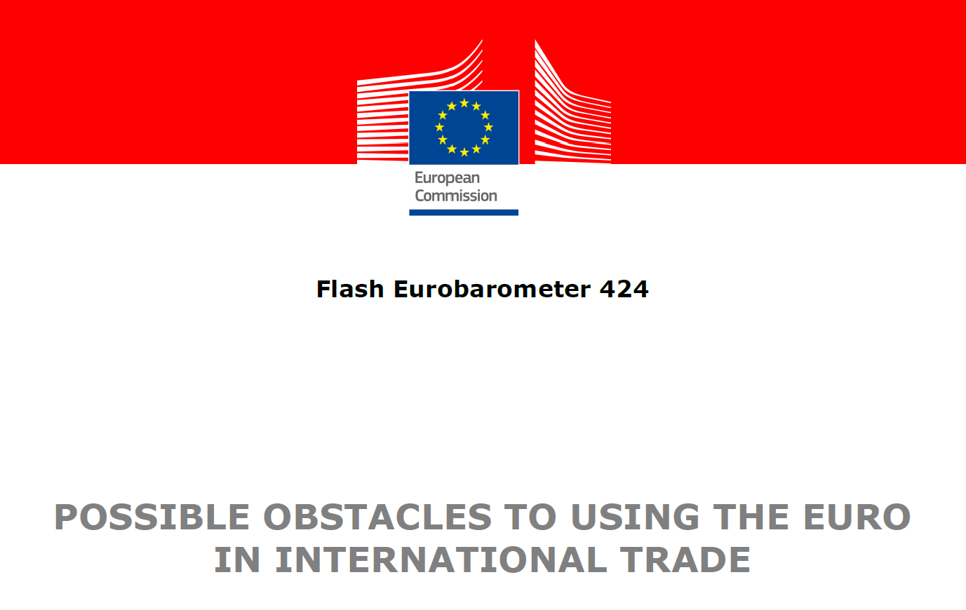 Eurobarometer: The role of the euro in international trade