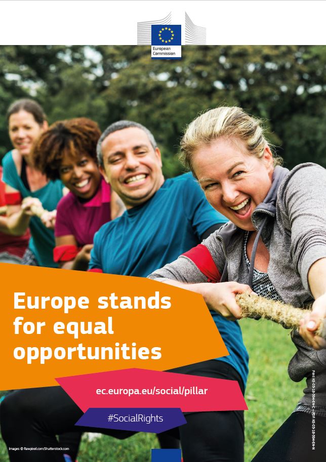 Poster - Europe stands for equal opportunities