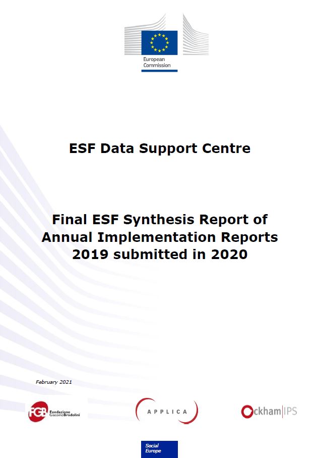 European Social Fund Synthesis Report of Annual Implementation Reports 2019
