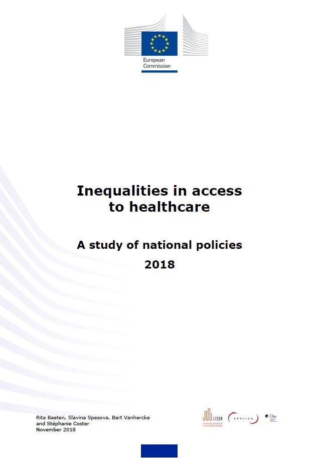 Inequalities in access to healthcare - A study of national policies